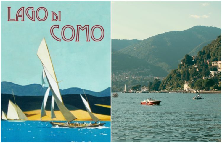 Il Lago di Como in un poster del 1930 e in un'