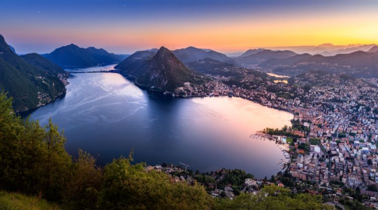Lugano e il suo lago
