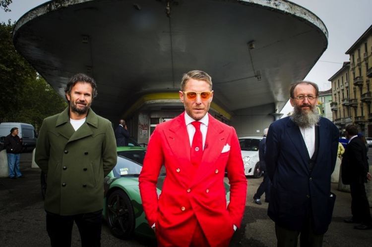 Carlo Cracco, Lapo Elkann, Michele De Lucchi
