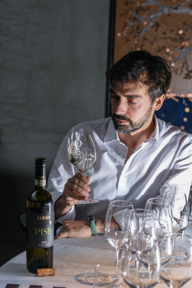 Piero Rossi Cairo, dirige l’azienda agricola e vitivinicola La Raia 
