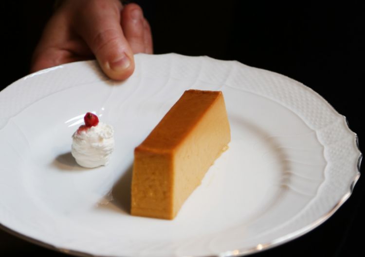 Il Latte in piedi della tradizione è un altro successo del ristorante Al Cambio