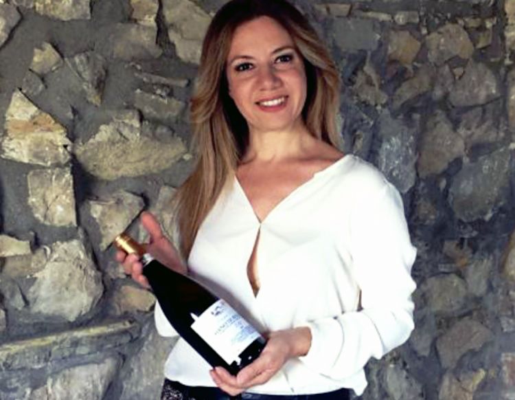 Laura De Vito in cantina
