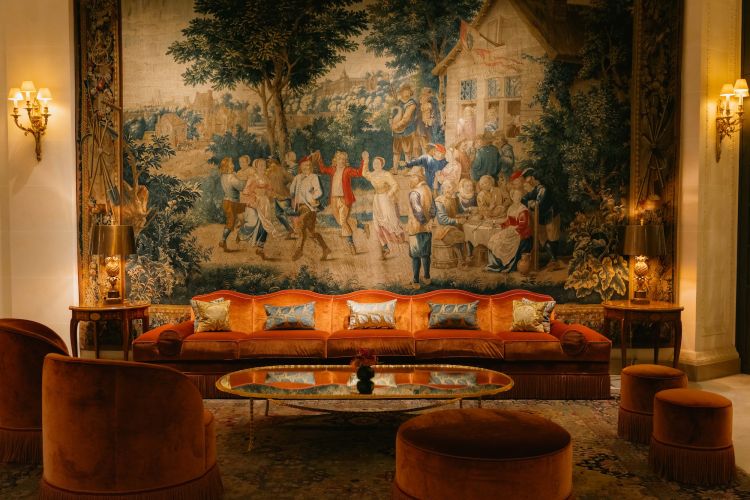 La lobby del Le Bristol, foto&nbsp;Yufei Wang
