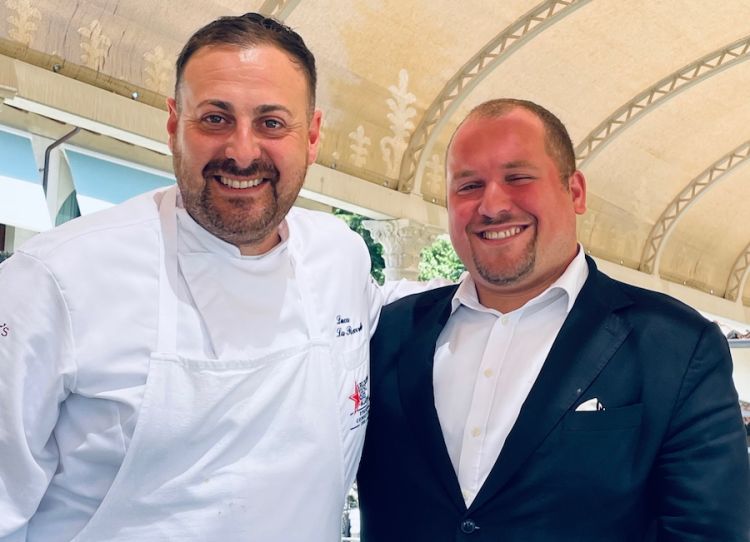 Luca La Peccerella e Salvatore De Biase, rispettivamente executive chef e food and beverage director delle Due Matote