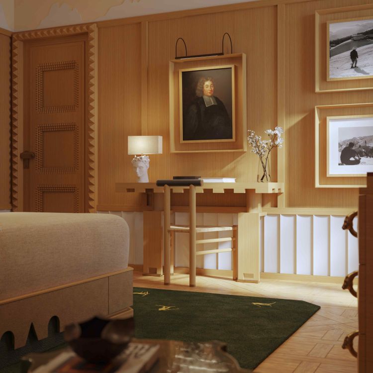 Dettaglio di una camera del&nbsp;Le Graal Cortina
