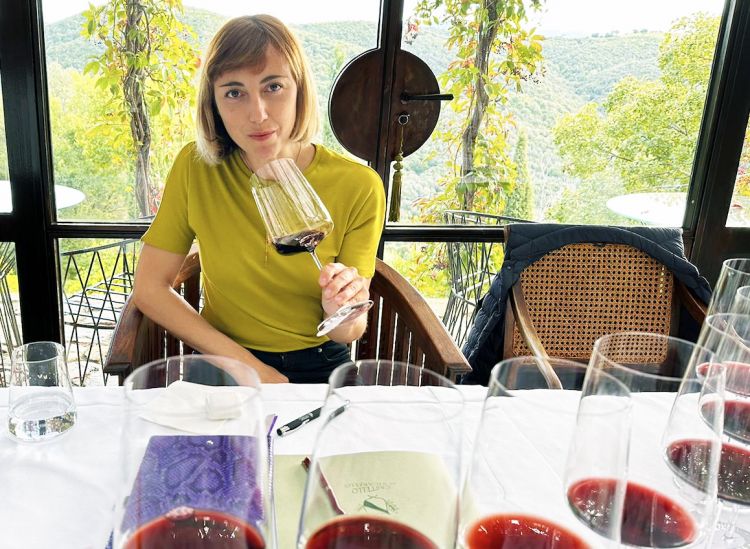 Durante una degustazione
