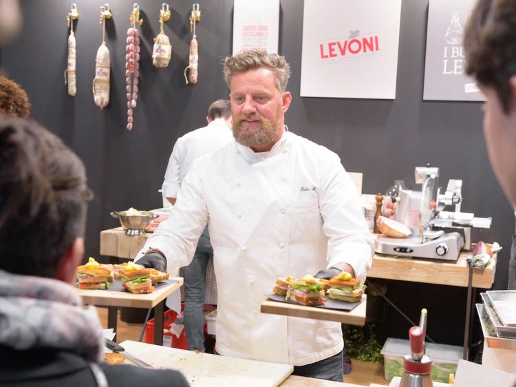 Felter allo stand Levoni a Identità Milano 2019