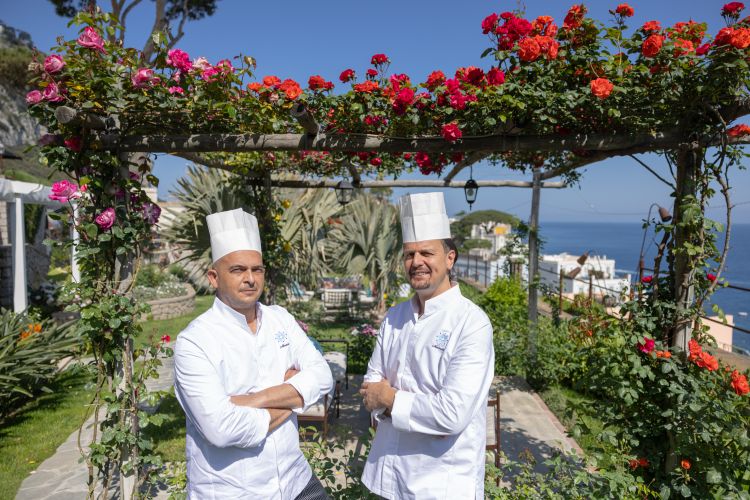 L'executive chef Manuele Cattaruzza e il sous chef Marco Langone
