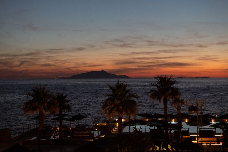 Lido Parthenope&nbsp;al tramonto
