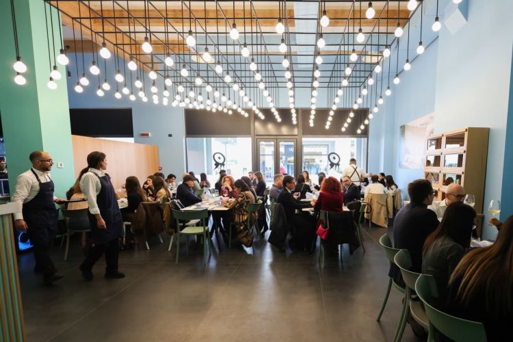 La sala ristorante di Uovo di Seppia