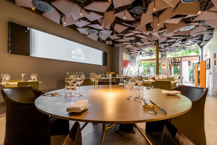 La sala ristorante di Identità Golose Milano