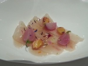 The extraordinary Marinated lavaret with season radish