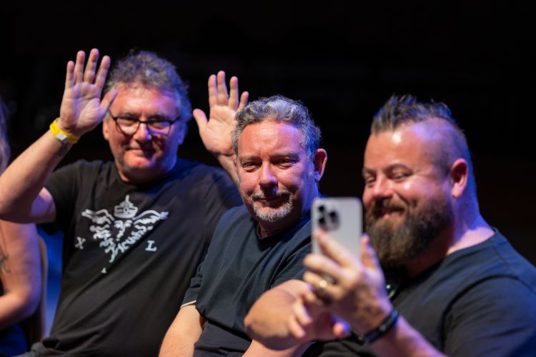 Da sinistra, Andoni Luis Aduriz, Albert Adrià e Vaughan Mabee. Foto di Lorenzo Smirne