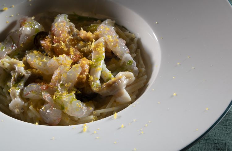 Zuppetta di spaghetti spezzati
