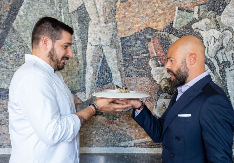 Luca Magnani e Piero Pompili, rispettivamente chef