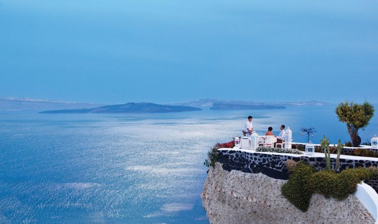 Una suggestiva immagine del ristorante Lycabettus
