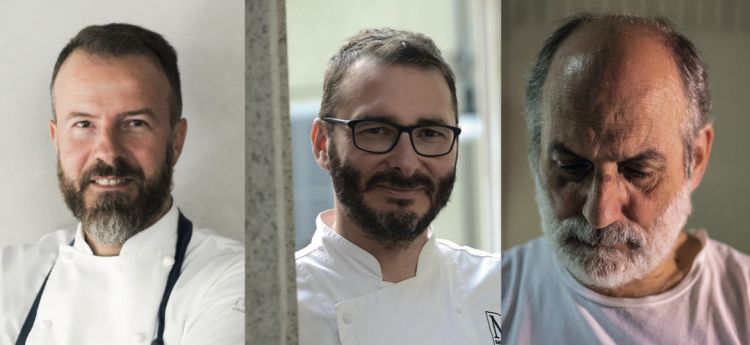 Simone Padoan, Massimilano Prete e Corrado Assenza