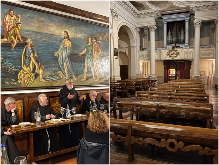 Due momenti dell'evento
