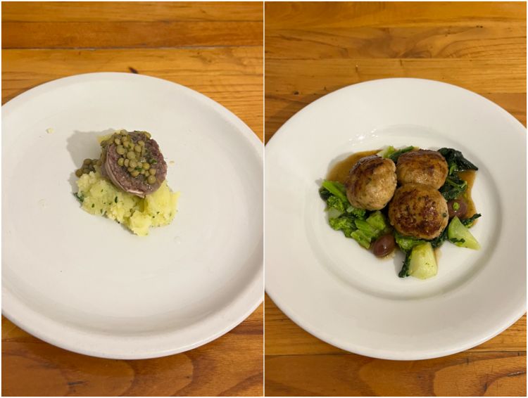 Alcuni piatti degustati
