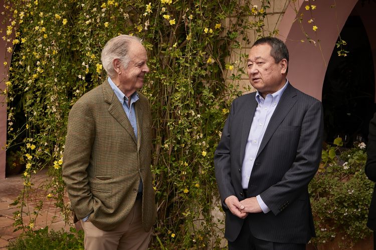 Marchese Antinori e Isao Miyajima