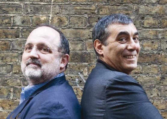 Paolo Marchi and Claudio Ceroni, i.e. the creator and curator of Identità Golose and the entrepreneurial arm
