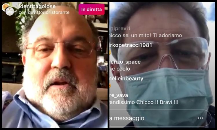 Paolo Marchi ed Enrico Cerea in collegamento su In