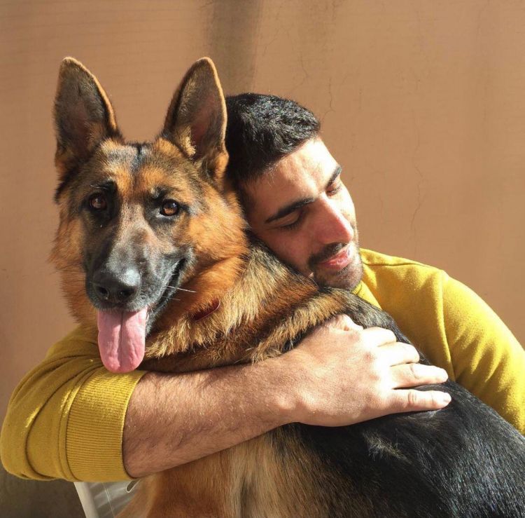 Marchy con la sua affezionatissima Zara
