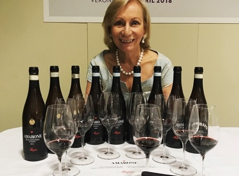 Marilisa Allegrini con le annate protagoniste della verticale
