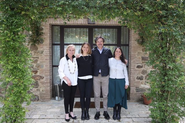 Marilisa Allegrini, a sinistra, con Andrea Lonardi