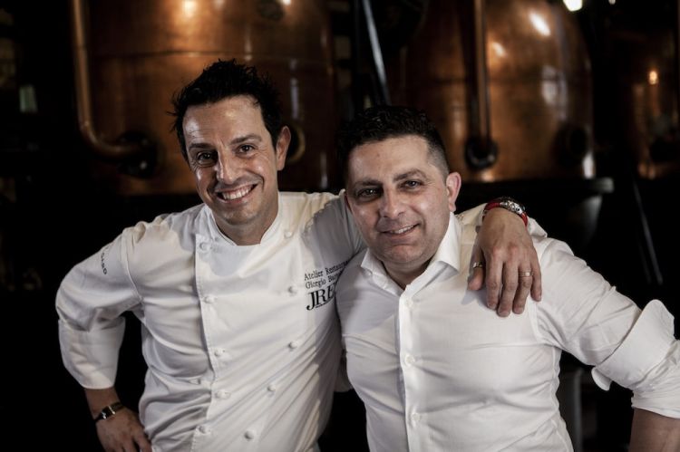 Secondi classificati lo chef Giorgio Bartolucci dell’Atelier Ristorante di Domodossola (Vb) e il bartender Vincenzo Brindisi
