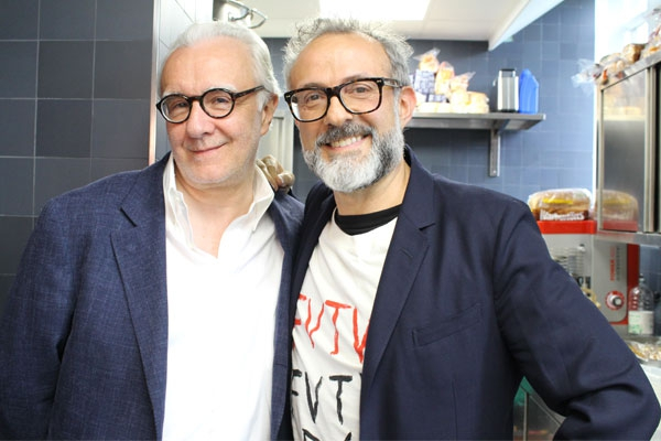 Alain Ducasse e Massimo Bottura
