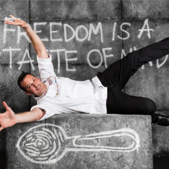 Californian chef Matt Orlando. He opened Amass in 2013. He also owns wine bar AFC (photo Brambilla/Serrani)
