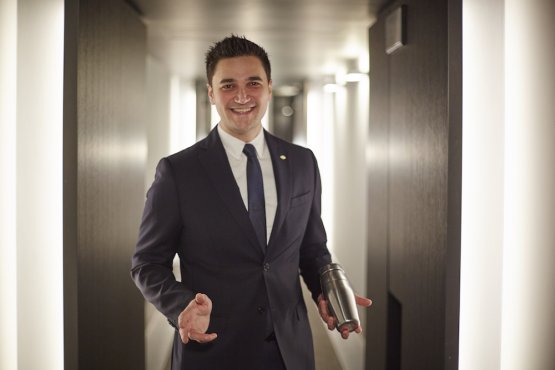 Mattia Pastori from Pavia: he will be the bar manager