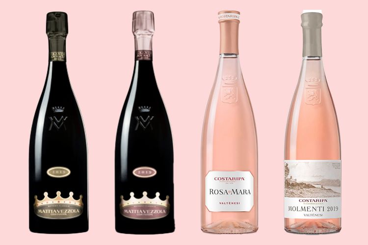 Grande Annata Brut Mattia Vezzola, Grande Annata Ros&eacute; Mattia Vezzola, RosaMara e Molmenti Costaripa
