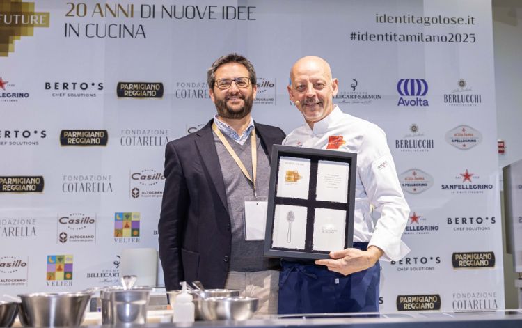 Gianfranco Pascucci con Niccolò Vecchia, che ha presentato la sua lezione al congresso e ha realizzato questa intervista
