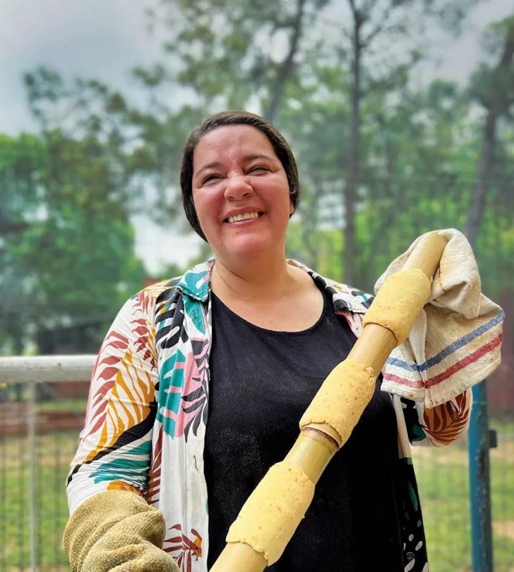La chef argentina Gisela Wadiana Medina nella foto di Maria De Michellis
