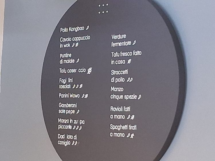 Il menu
