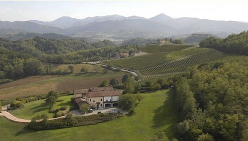 Panoramica sull'azienda agricola La Mesma di Monte