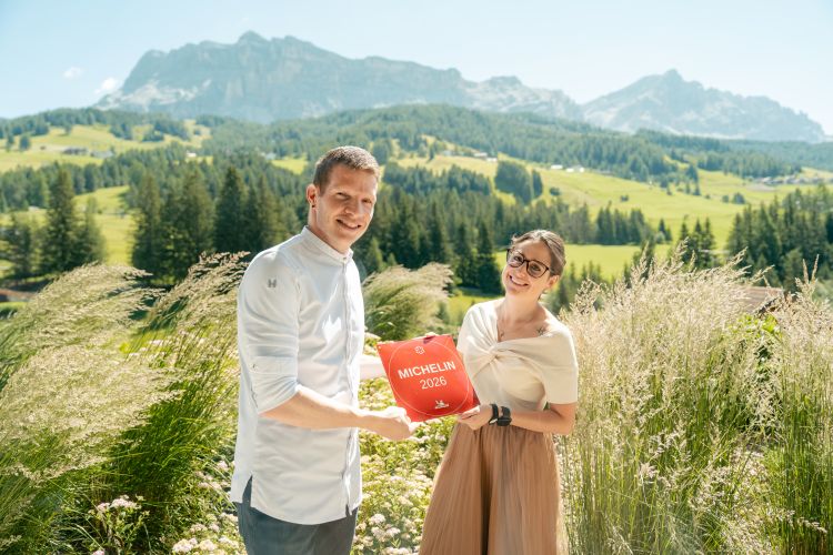  Marco Verginer e Michaela Mair con la prima ste