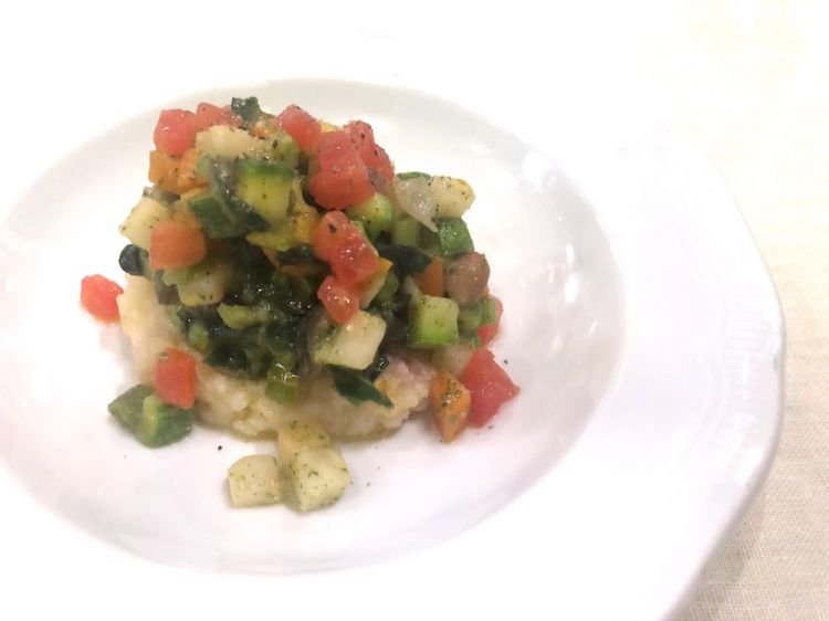 Minestrone estivo asciutto “in due temperature” dagli orti della Valsamoggia (2009)