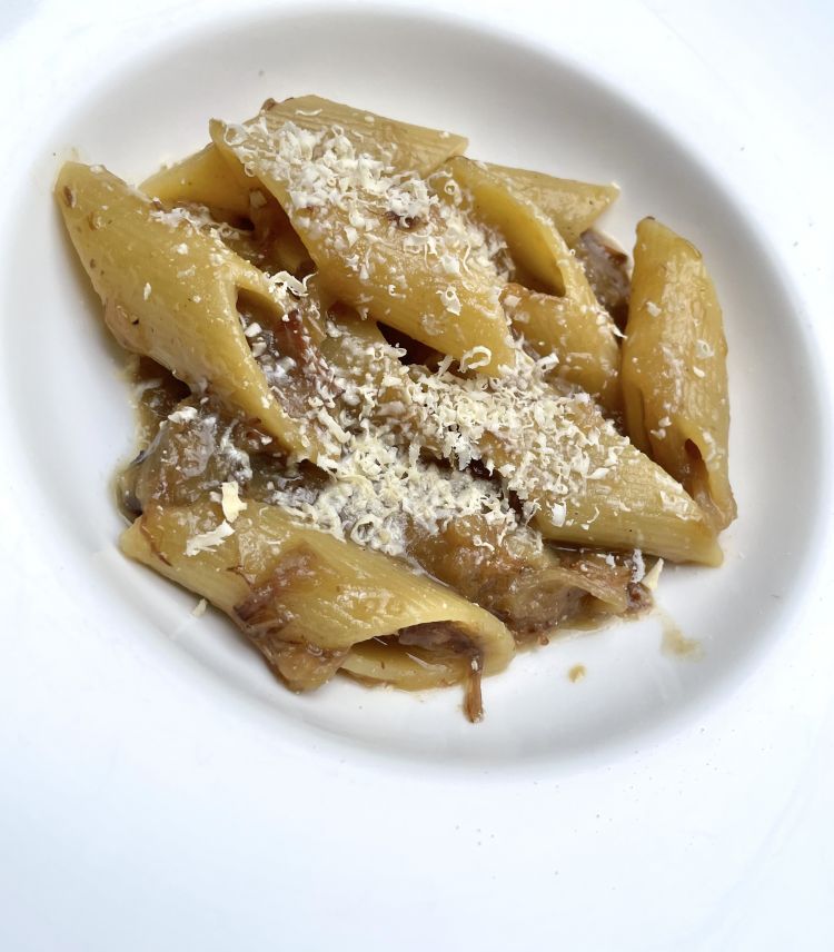 Pennone alla Genovese di ossobuco