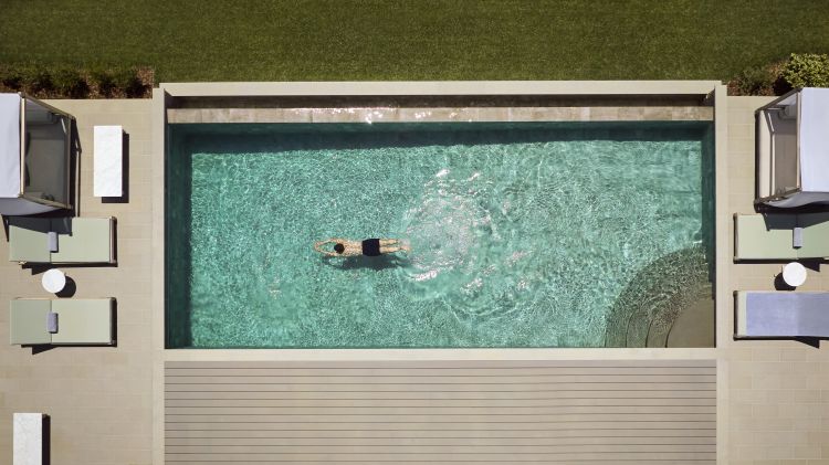 A disposizione degli ospiti anche una splendida piscina privata di 18 mq circondata da fiori e piante profumate