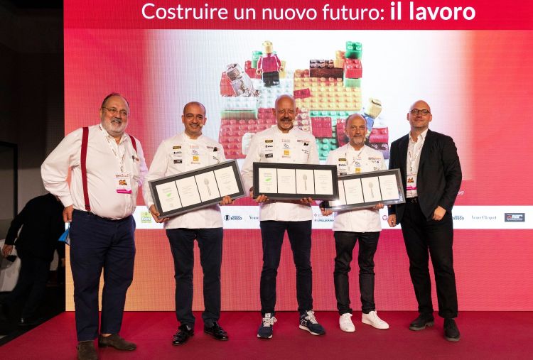 Pino Cuttaia, Gianfranco Pascucci e Moreno Cedroni