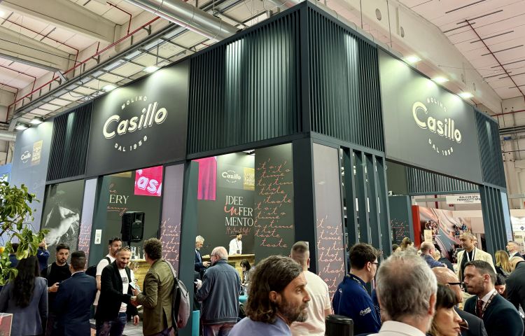 Lo stand di Molino Casillo al CIBUS di Parma, il s