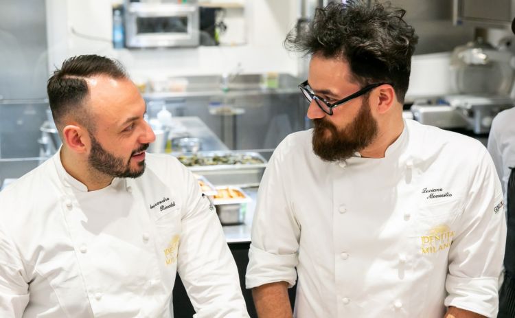 Monosilio con il resident chef di Identità Golose Milano, Alessandro Rinaldi
