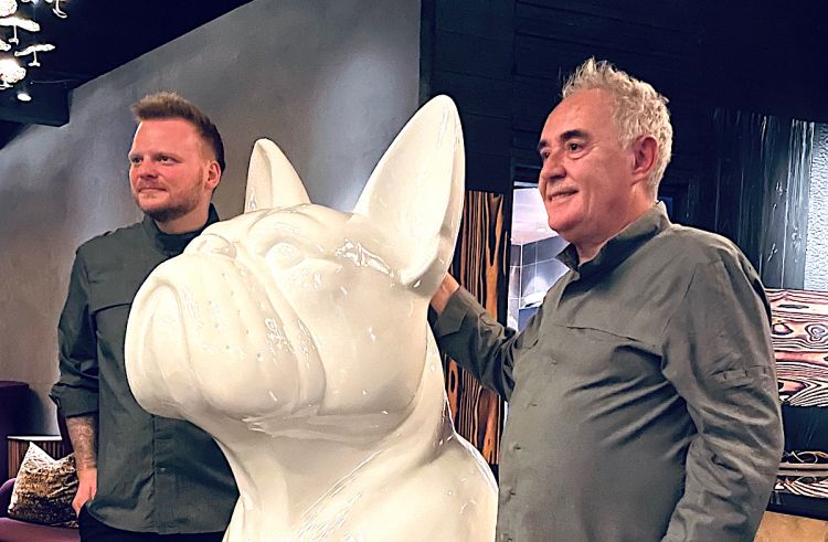 Rasmus Munk e Ferran Adrià la sera del 2 febbraio