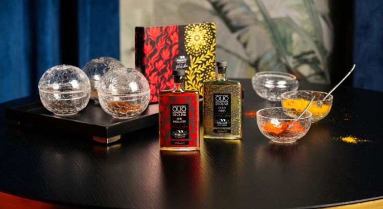 Gli&nbsp;oli aromatici&nbsp;realizzati da Francesco Apreda dopo tre anni di studio e prove con il&nbsp;Frantoio Muraglia
