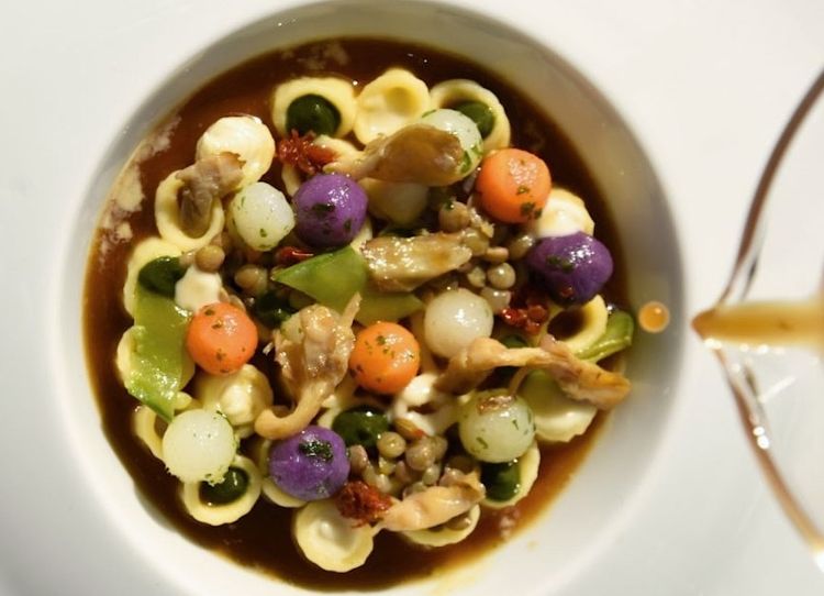 Il mio minestrone, con tubetti e legumi dell’Alfina