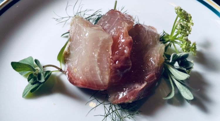 Sashimi di ricciola
