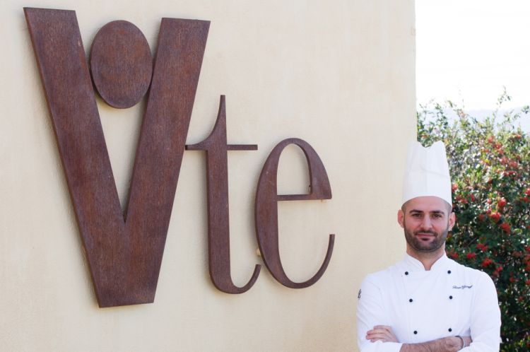 Giuseppe Biuso, chef di Vite a Coriano (Rimini), i